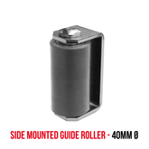 Side Mounted Guide Roller - 40mm Ø